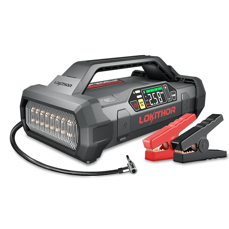 2500A Lithium Jump Starter with 150PSI Air inflator