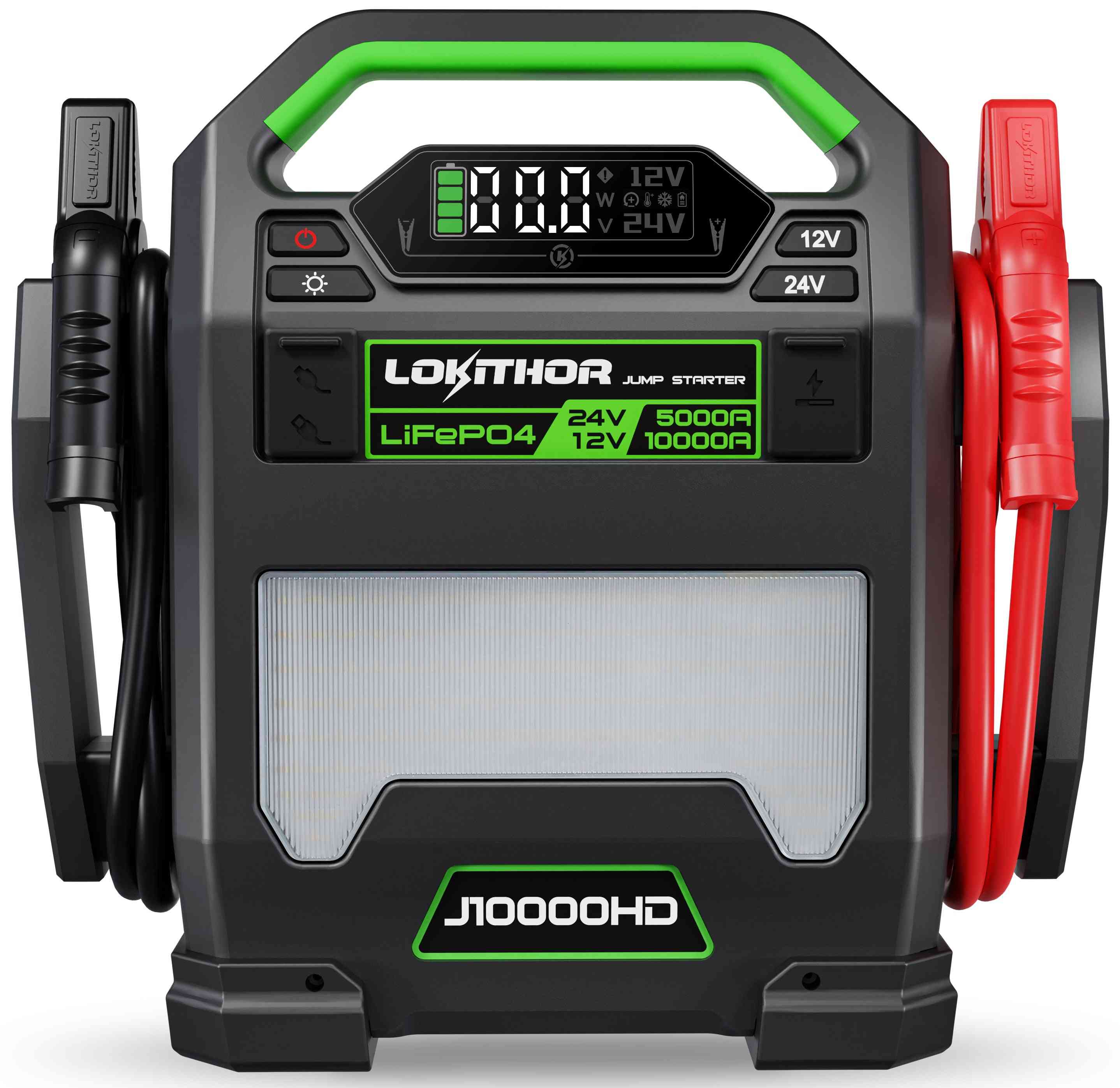 LOKITHOR J10000HD Jump Starter front view