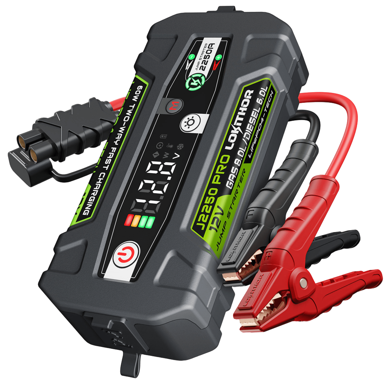 LOKITHOR J2250 PRO Jump Starter 2250Amp with 2000 Cycle Life