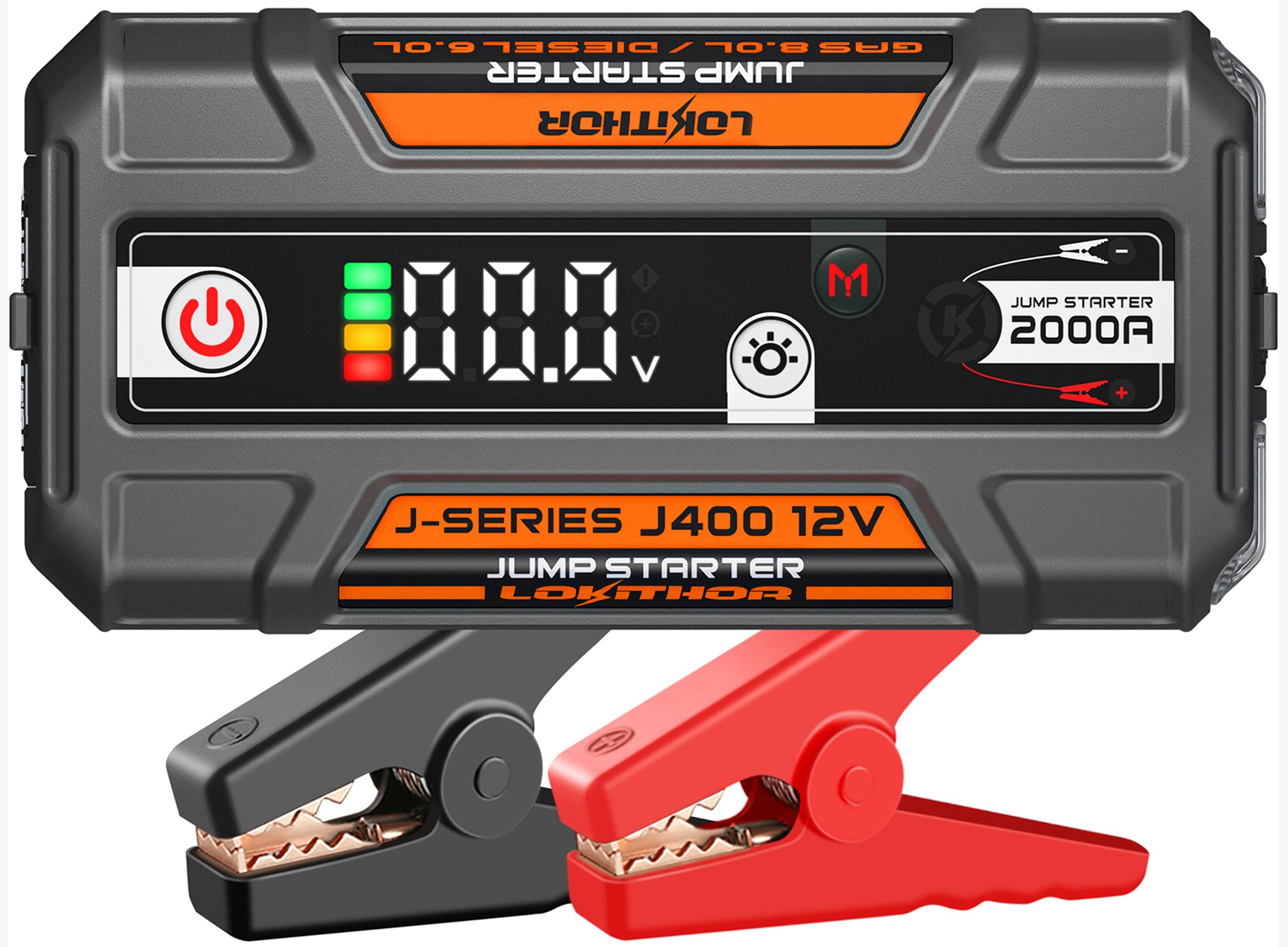 LOKITHOR j400 orange jump starter